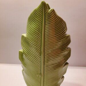 Ceramic Leaf Shape Design Vase
